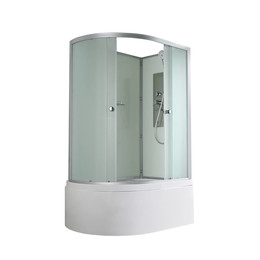 Душевая кабина Avacan 120x80 см D5012RN, хром/матовое (безсиликоновая сборка) фото 