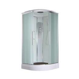 Душевая кабина Avacan 100x100 см EM2010, хром/матовое (безсиликоновая сборка) фото 