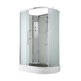 Душевая кабина Avacan 120x90 см EM2912LN, хром/прозрачное (безсиликоновая сборка) фото 