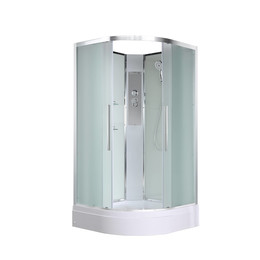 Душевая кабина Avacan 80x80 см EM3080N, хром/матовое (безсиликоновая сборка) фото 