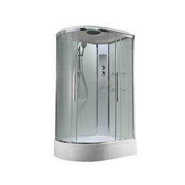 Душевая кабина Avacan 120x80 см EM3812RT, хром/прозрачное (безсиликоновая сборка) фото 