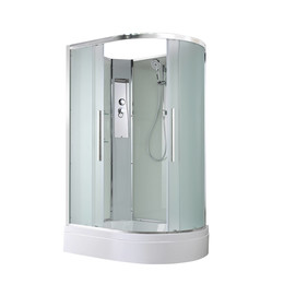 Душевая кабина Avacan 120x80 см EM3812LN, хром/матовое (безсиликоновая сборка) фото 