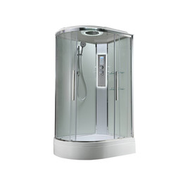 Гидробокс Avacan 120x90 см EM3912RLEDT, хром/прозрачное (безсиликоновая сборка) фото 