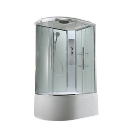 Душевая кабина Avacan 110x80 см EM5811RT, хром/прозрачное (безсиликоновая сборка) фото 