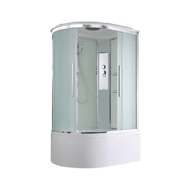 Душевая кабина Avacan 110x80 см EM5811R, хром/матовое (безсиликоновая сборка) фото 