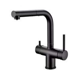 Смеситель для кухни Grocenberg GB4097BL, чёрный матовый фото 