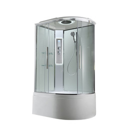 Гидробокс Avacan 110x80 см EM5811LLEDT, хром/прозрачное (безсиликоновая сборка) фото 