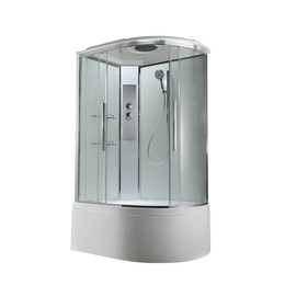 Душевая кабина Avacan 120x80 см EM5812LT, хром/прозрачное (безсиликоновая сборка) фото 