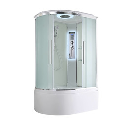 Гидробокс Avacan 120x80 см EM5812RLED, хром/матовое (безсиликоновая сборка) фото 