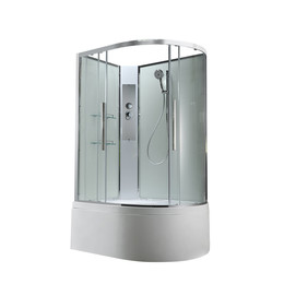 Душевая кабина Avacan 120x90 см EM5912LNT, хром/прозрачное (безсиликоновая сборка) фото 