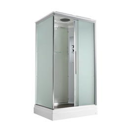 Душевая кабина Avacan 120x90 см KD2912, хром/матовое (безсиликоновая сборка) фото 