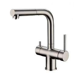 Смеситель для кухни Grocenberg GB4097NK, никель фото 