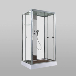 Душевая кабина Avacan 110x90 см Z1911MT, хром/прозрачное (безсиликоновая сборка) фото 