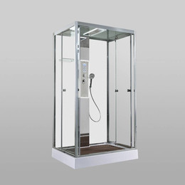 Гидробокс Avacan 120x90 см Z1912LEDMT, хром/прозрачное (безсиликоновая сборка) фото 