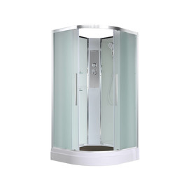 Душевая кабина Avacan 110x110 см EM2011Nnew, белый/матовое (безсиликоновая сборка) фото 