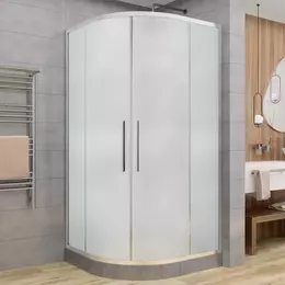 Душевое ограждение Avacan 100х100 см HC100MT, хром/матовое фото 