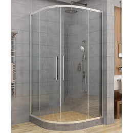 Душевое ограждение Avacan 90х90 см HC90, хром/прозрачное фото 