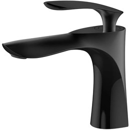 Смеситель для раковины Grocenberg GB2001BL, чёрный матовый фото 