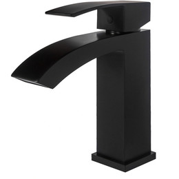 Смеситель для раковины Grocenberg GB2007BL, чёрный матовый фото 