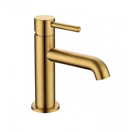 Смеситель для раковины Grocenberg GB2099GL, золотой брашированный фото 