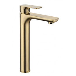 Смеситель для умывальника высокий Grocenberg GB3009BR, бронза фото 