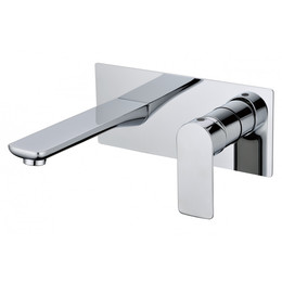 Смеситель для раковины настенный Grocenberg GB599CR (со скрытой частью) фото 