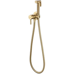 Набор для гигиенического душа Grocenberg GB001MG (со скрытой частью) матовое золото фото 