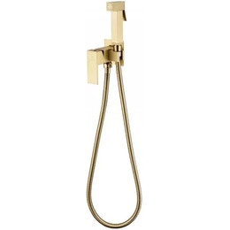 Набор для гигиенического душа Grocenberg GB002MG (со скрытой частью) матовое золото фото 