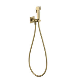 Набор для гигиенического душа Grocenberg GB005MG (со скрытой частью) матовое золото фото 