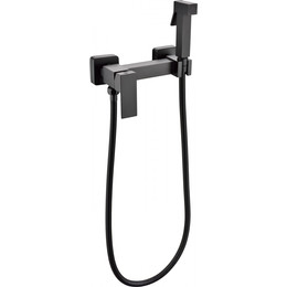 Набор для гигиенического душа Grocenberg GB101N-BL, чёрный матовый фото 