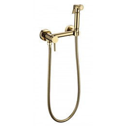 Набор для гигиенического душа Grocenberg GB103N-GO, золото фото 