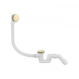 Сифон для ванны автоматический Grocenberg GB230GO, золото фото 