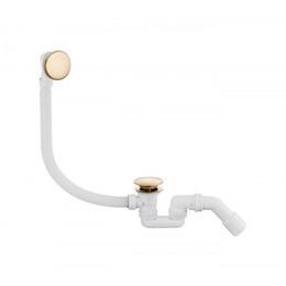 Сифон для ванны автоматический Grocenberg GB230MG, матовое золото фото 