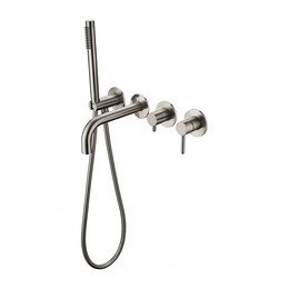 Смеситель для ванны Grocenberg GB5070NK, никель фото 