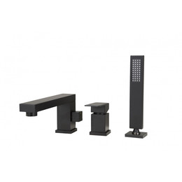 Смеситель для ванны Groсenberg GB6008BL, чёрный матовый фото 