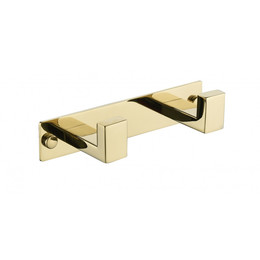 Двойной крючок Grocenberg AC0012GO, цвет золото фото 