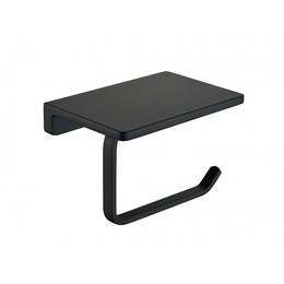 Держатель для туалетной бумаги Grocenberg AC0027BL, цвет чёрный матовый фото 