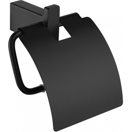 Держатель для туалетной бумаги Grocenberg AC0029BL, цвет чёрный матовый фото 