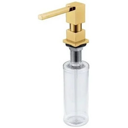 Дозатор для жидкого мыла Grocenberg AC0033GO, цвет золото фото 