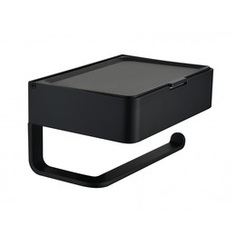 Держатель для туалетной бумаги Grocenberg AC0050BL, цвет чёрный матовый фото 