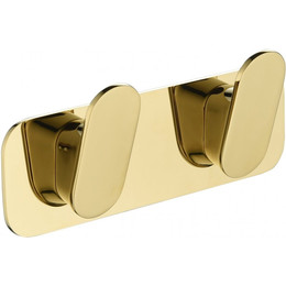 Двойной крючок Grocenberg AC0052GO, цвет золото фото 