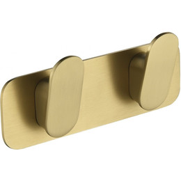 Двойной крючок Grocenberg AC0052MG, цвет матовое золото фото 