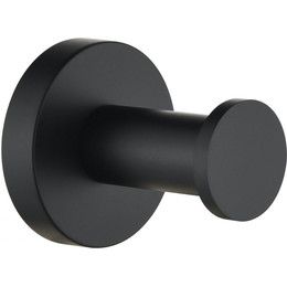 Крючок Grocenberg AC0061BL, цвет чёрный матовый фото 