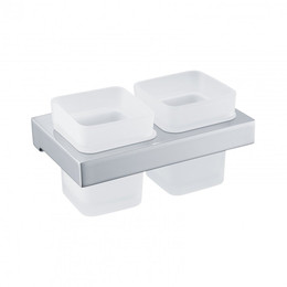 Двойной стакан для зубных щеток Grocenberg AC0022CR фото 