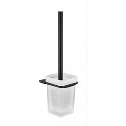 Ёршик для унитаза Grocenberg AC0057BL, цвет чёрный матовый фото 