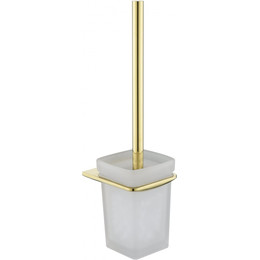 Ёршик для унитаза Grocenberg AC0057GO, цвет золото фото 