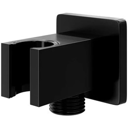 Шланговое подсоединение Grocenberg GB101BL, чёрный матовый фото 