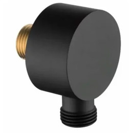 Шланговое подсоединение Grocenberg GB104BL, чёрный матовый фото 