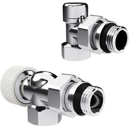 Вентиль термостатический осевой Royal Thermo Design 1/2"М30х1,5 RATVDO11212CH фото 