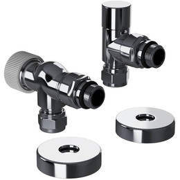 Вентиль термостатический осевой Royal Thermo Design Pro 15мм М30х1,5 RATVXO11215CH фото 